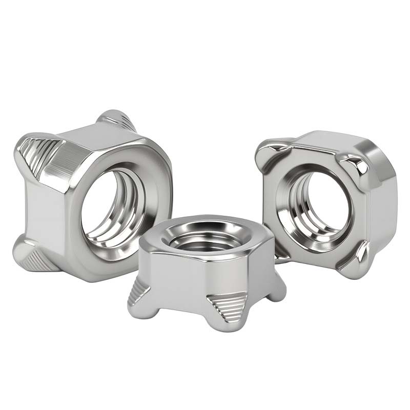 Клас 8 Заварени квадратни гайки с тип 1D