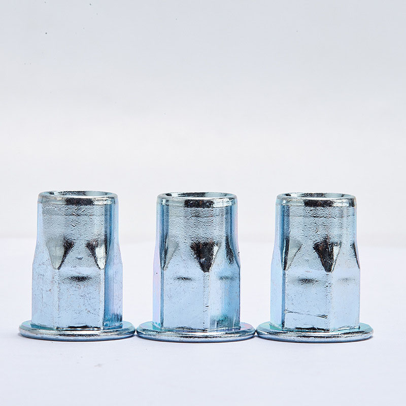 Шестостенна заключваща шестостенна нитова гайка