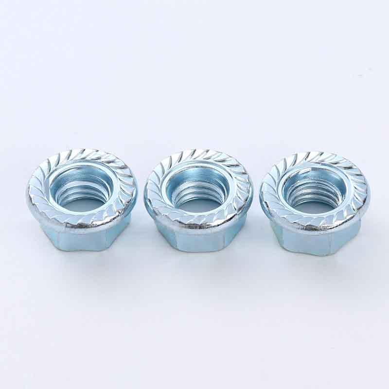 Високоякостни шестоъгълни гайки с фланци