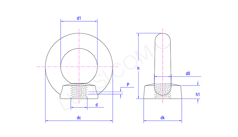 Efficient Lifting Eye Nut