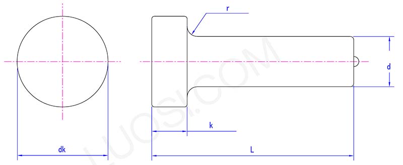 Cheese Head Studs For Stud Welding parameter