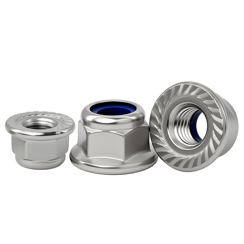 Преобладаващи шестоъгълни гайки с въртящ момент с фланец