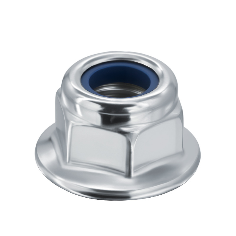 Преобладаващите шестоъгълни гайки с въртящ момент със заключваща гайка с фланец