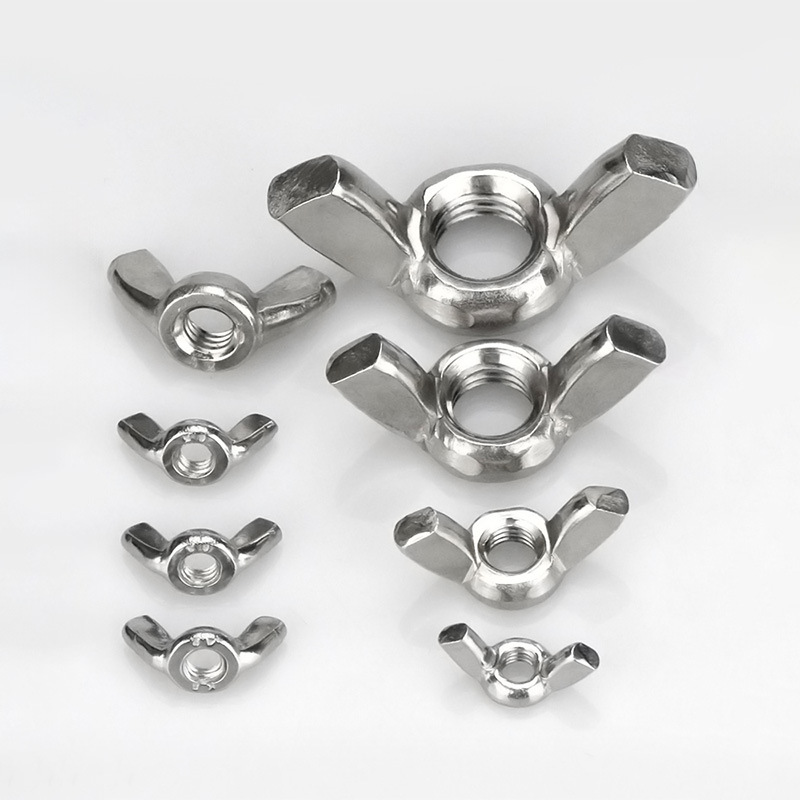 Гайка с кръгла форма на крило