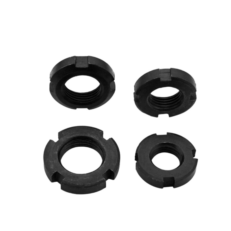 Устойчива на разклащане шлицова заключваща кръгла гайка